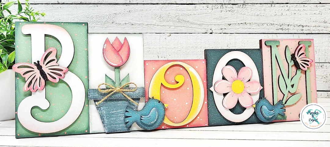 Bloom Blocks Shelf Sitter