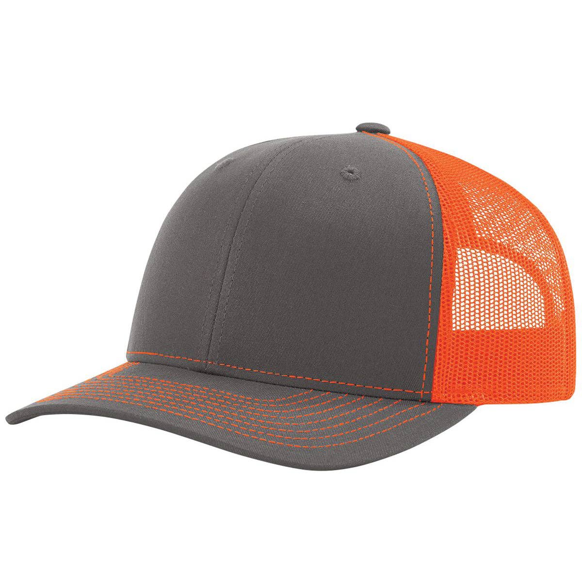 The Park Wholesale - Richardson 112 Classic Premium Trucker Hat, Snapback Cap: Columbia Blue/Black