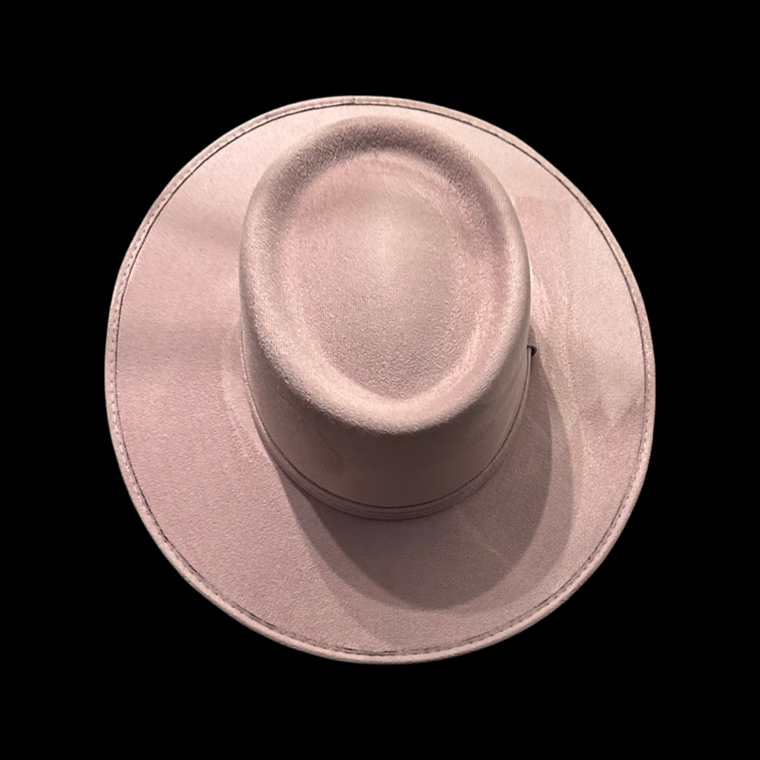 Nati Natash - Crown Vegan Suede Flat Brim-W: Medium / Jean Blue