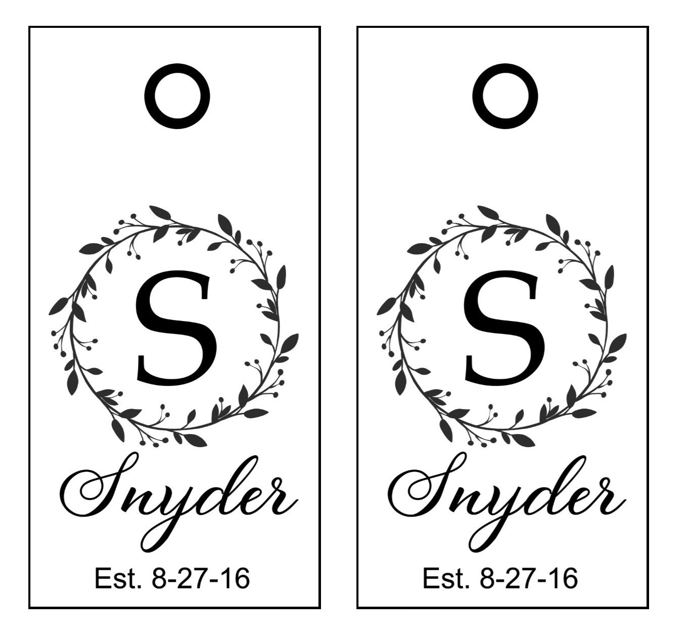 Custom Hand Painted Cornhole Boards