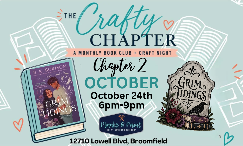 The Crafty Chapter October - Book Club & Craft Night