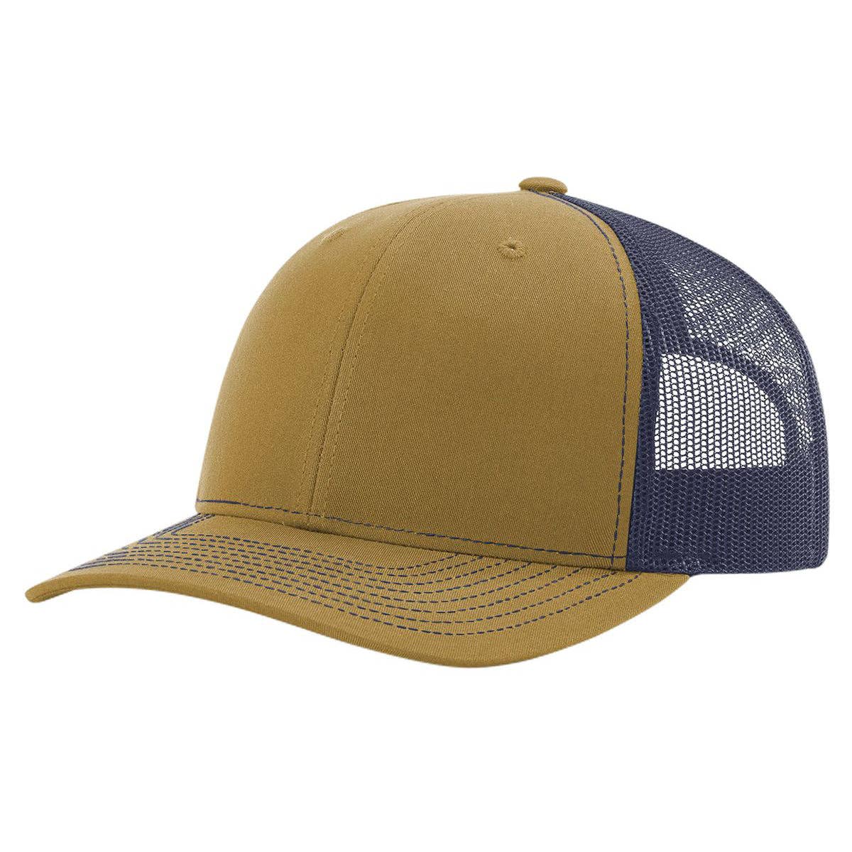 The Park Wholesale - Richardson 112 Classic Premium Trucker Hat, Snapback Cap: Columbia Blue/Black