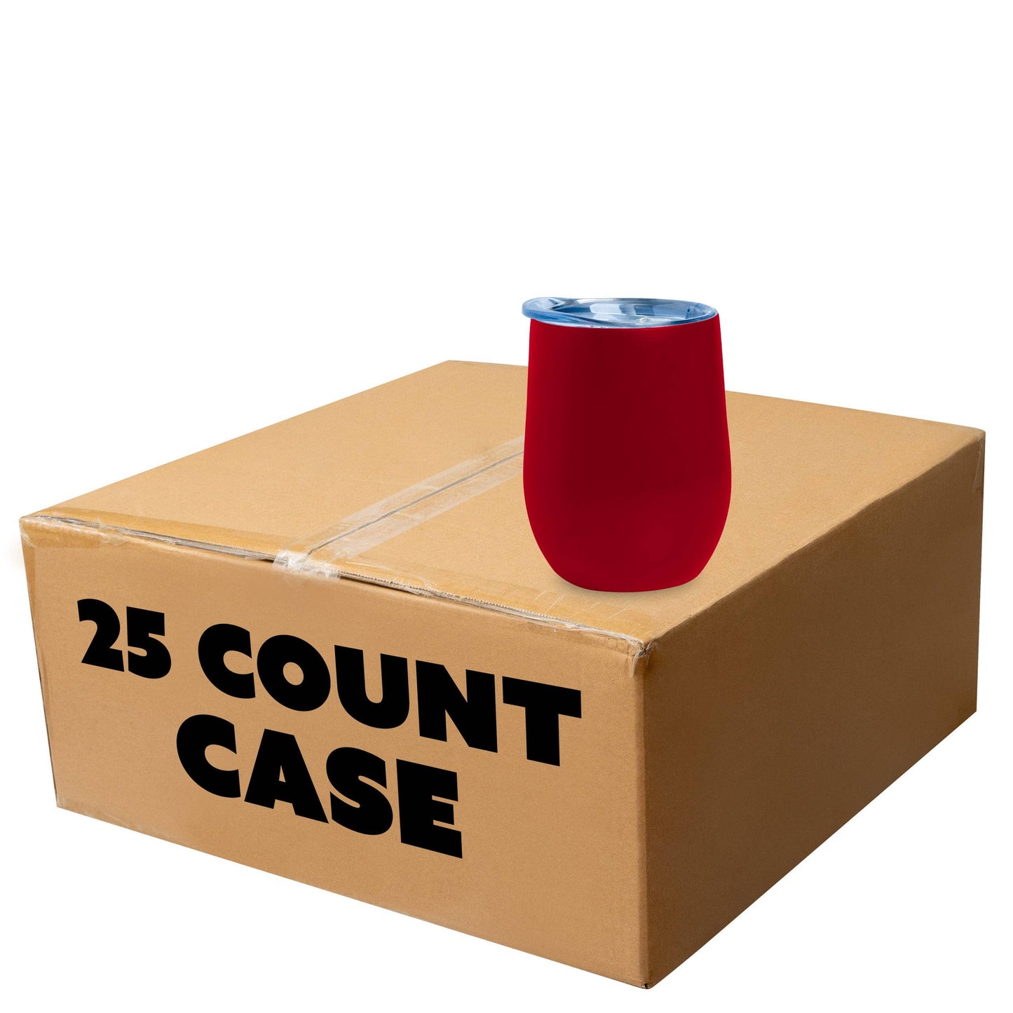 Makerflo 12 oz Powder Coated Tumbler (Multicolor Available): Black - Singles ($6.95/ea)