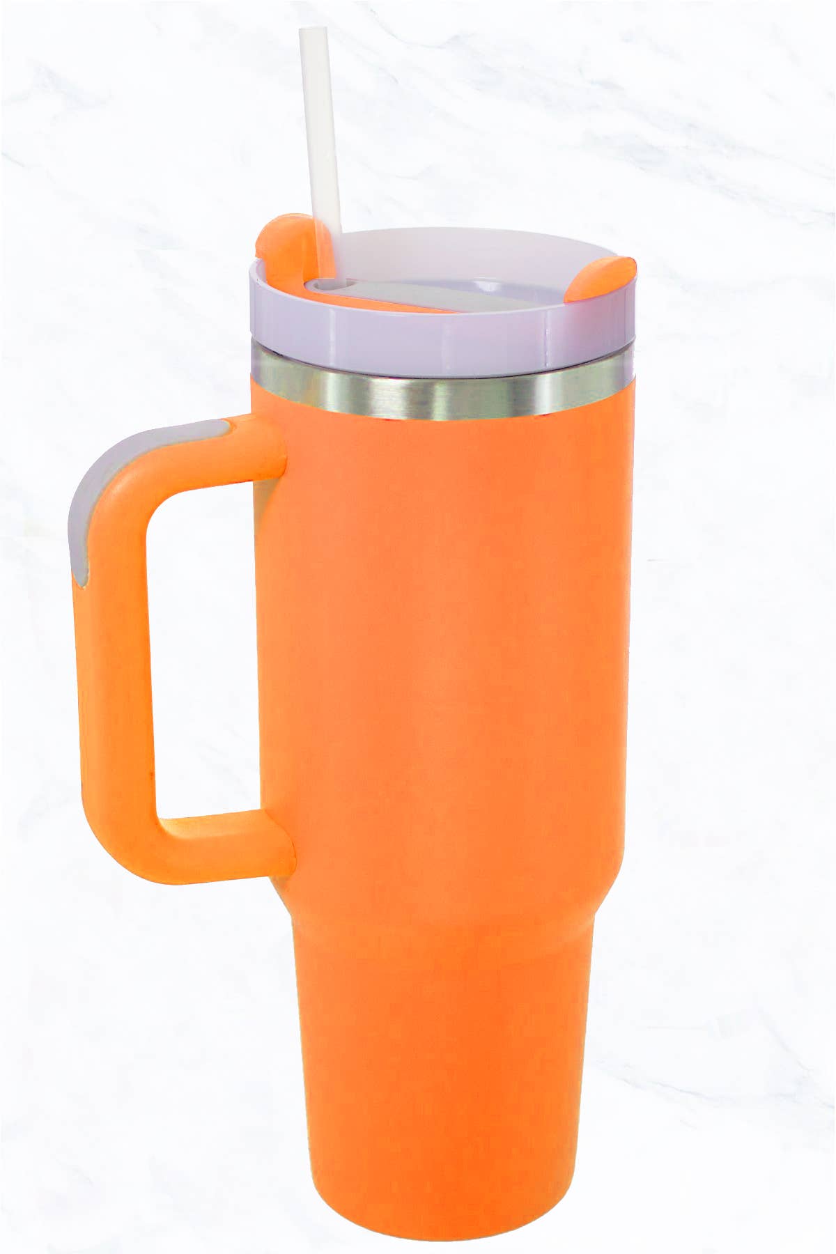 Suzie Q USA - 40 oz, Stainless Steel and Silicon Tumbler: Light Green