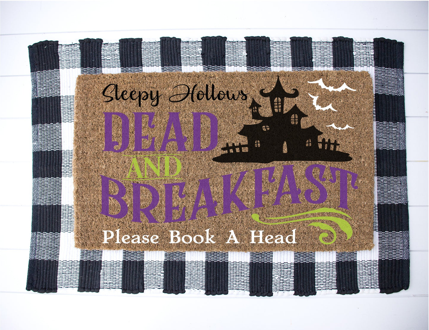 Dead & Breakfast Door Mat