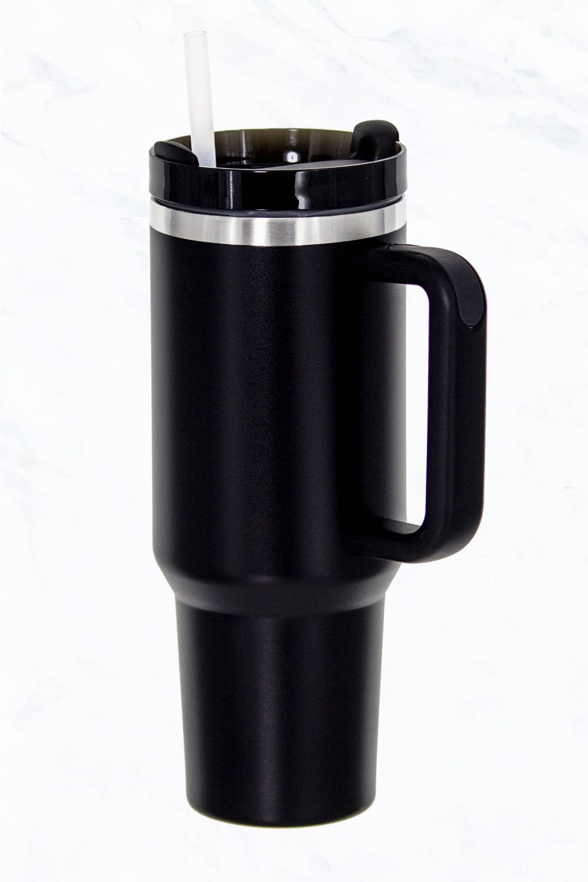 Suzie Q USA - 40 oz, Stainless Steel and Silicon Tumbler: Light Green