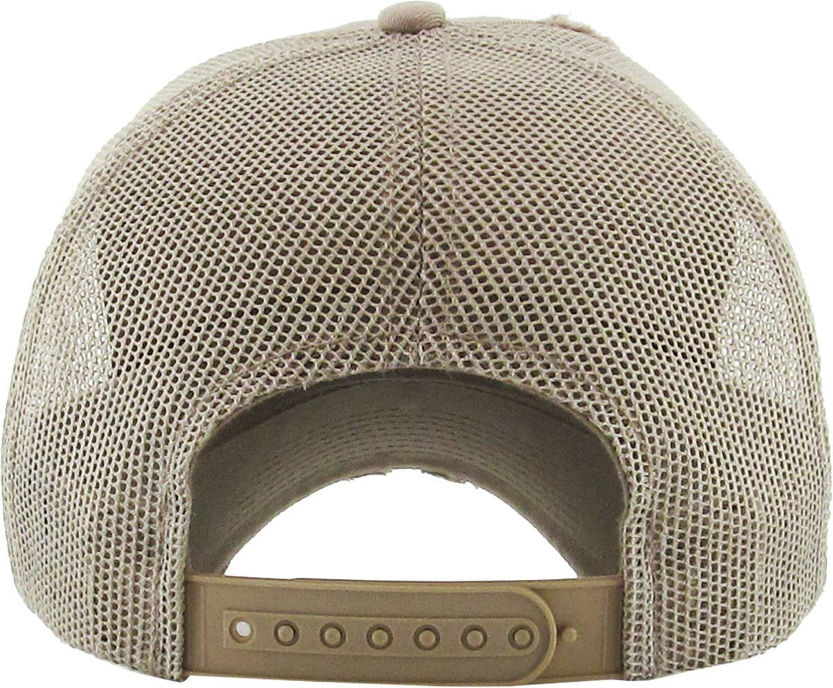 KBETHOS - Vintage Mesh Baseball Cap: Royal
