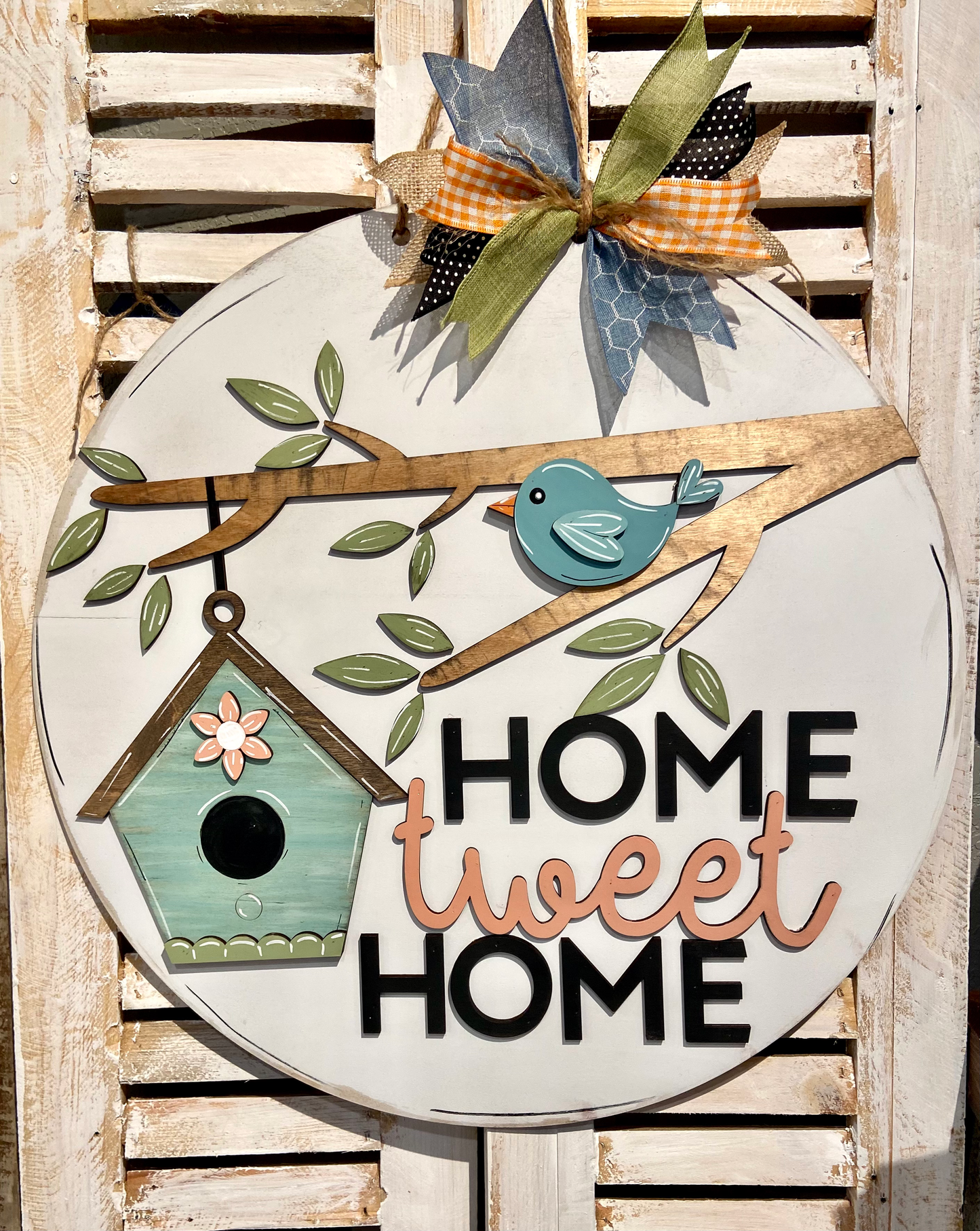Home Tweet Home 3D Door Hanger