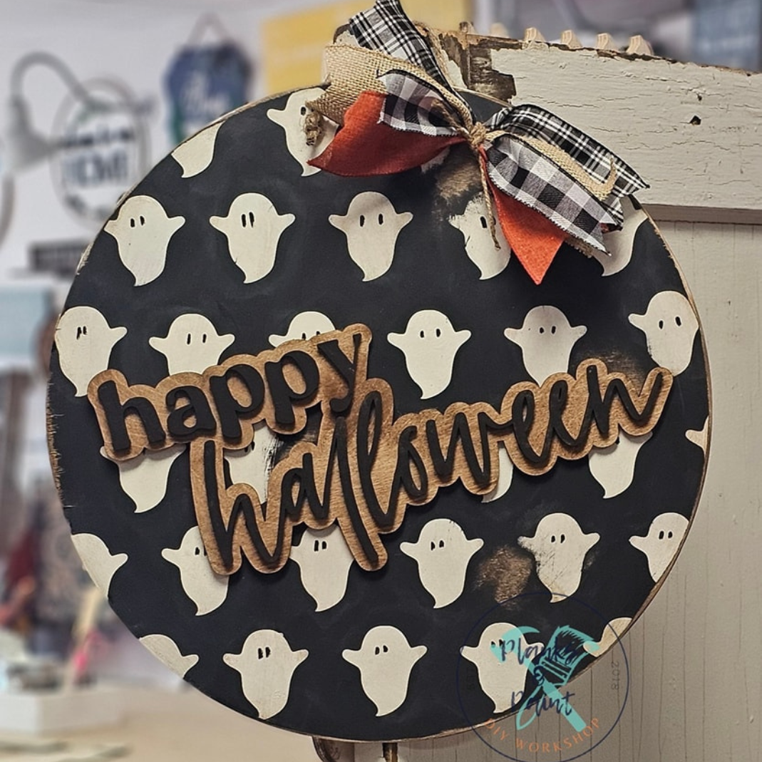 Halloween Front Door hot Decor | Halloween Wreath | Happy Howloween | Halloween Sign | Halloween Decor | Halloween Door Hanger | Dog Sign