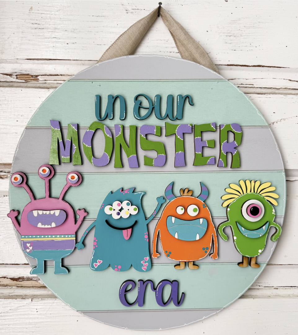In My Monster Era Door Hanger
