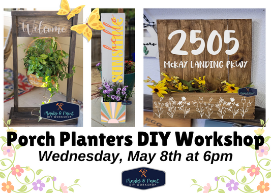 Porch Planters DIY Workshop 5.8.24 @ 6PM