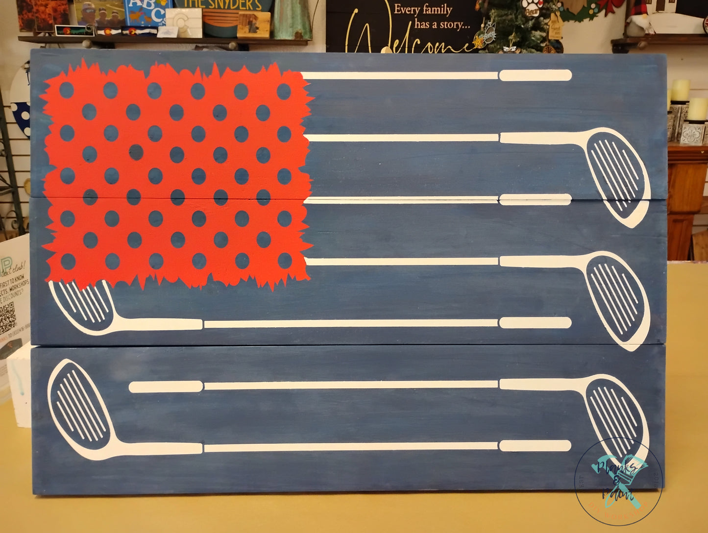 Golf Club Flag