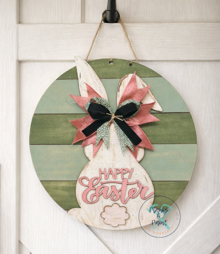 Happy Easter Bunny Door Hanger