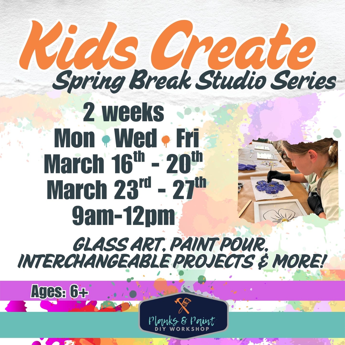 Kid's Create Spring Break Studio Series