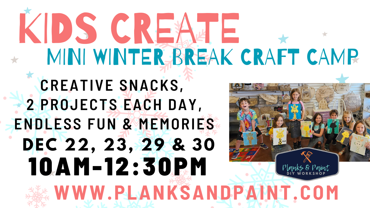 Kid's Create Mini Winter Break Craft Camp 2025