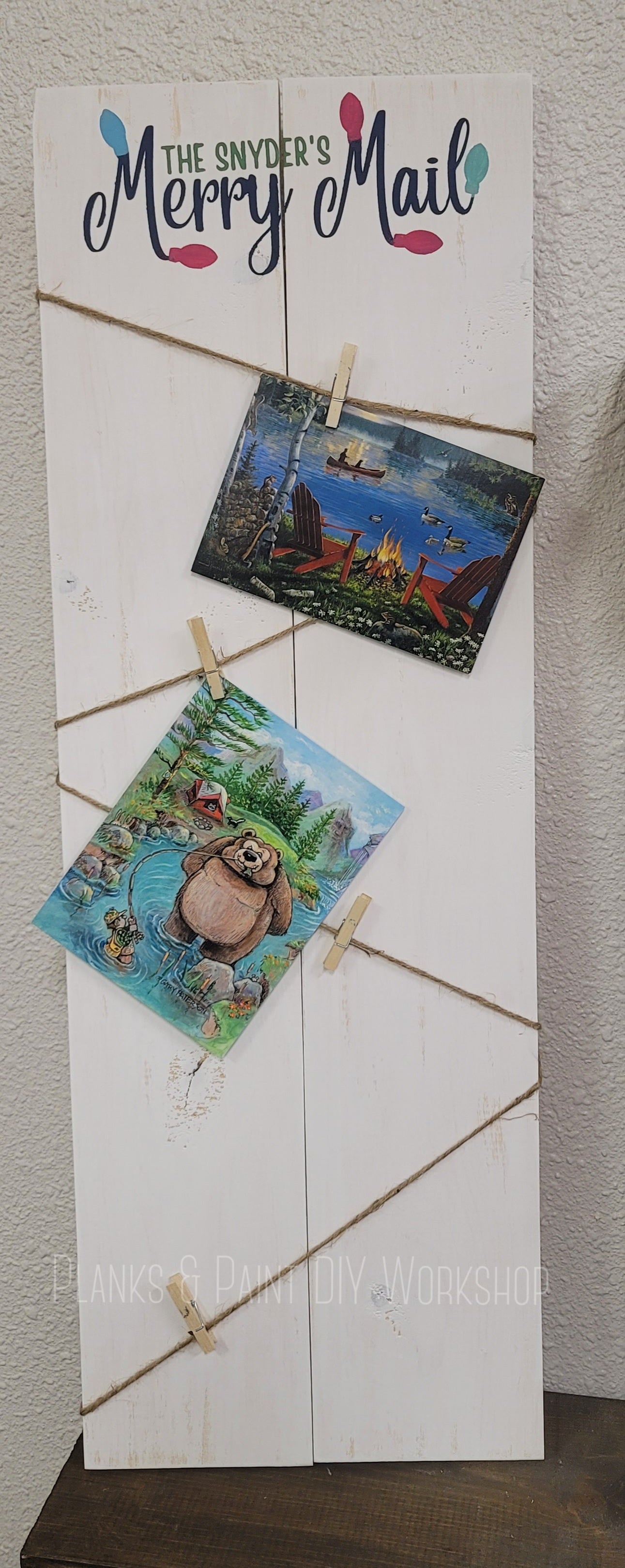 Merry Mail Holiday Card Holder