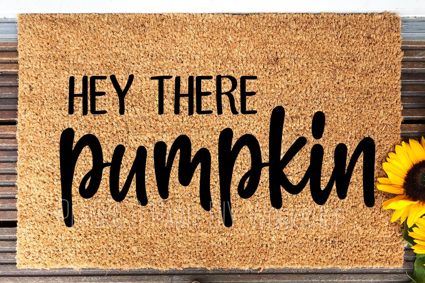 Hey There Pumpkin Door Mat