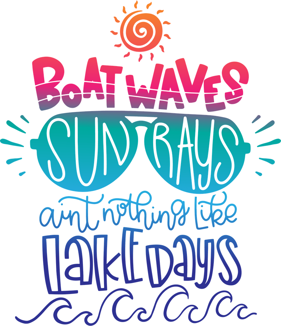 Boat Waves & Sun Rays