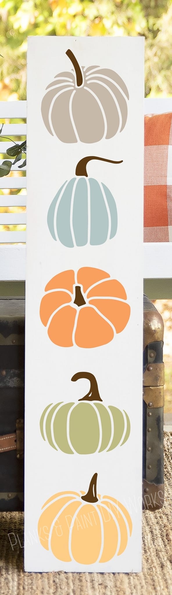 Pumpkins Porch Leaner