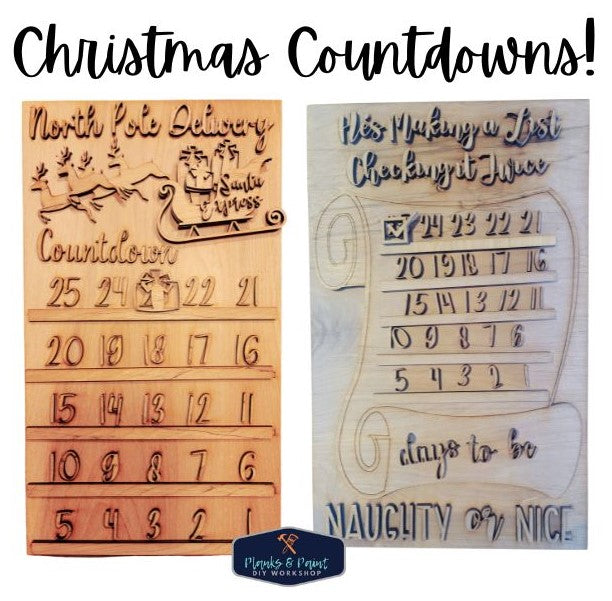 3D Christmas Countdowns