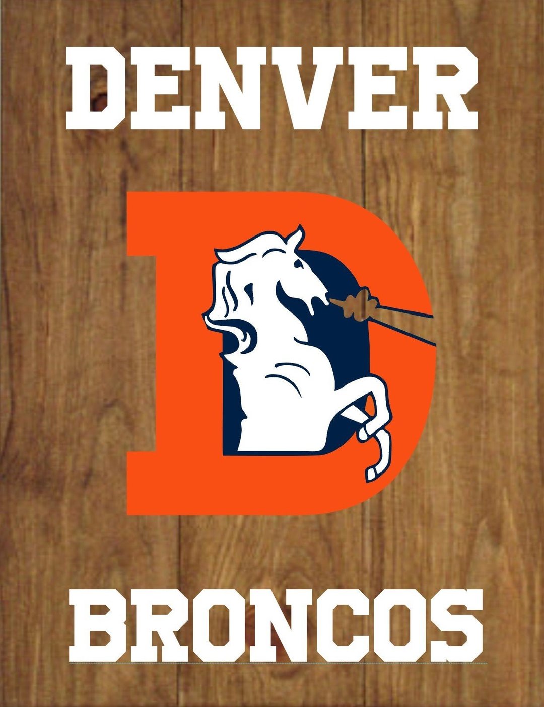 Old School Broncos – Planks and Paint DIY Workshop & Boutique