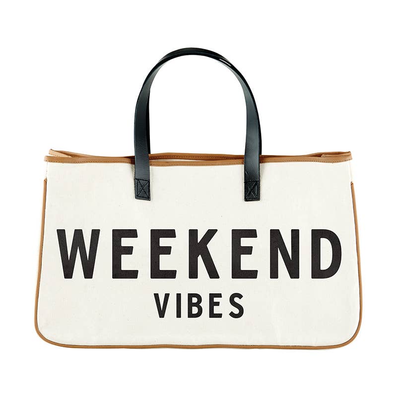 Canvas Tote - Weekend Vibes