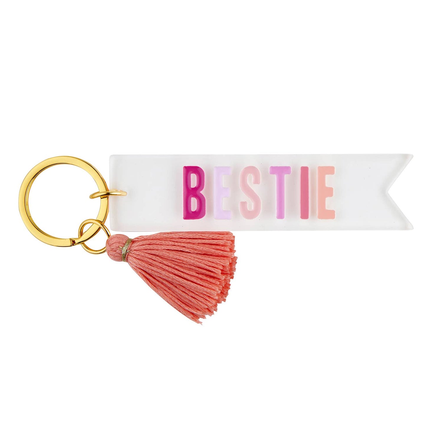 Bestie Acrylic Key Tag