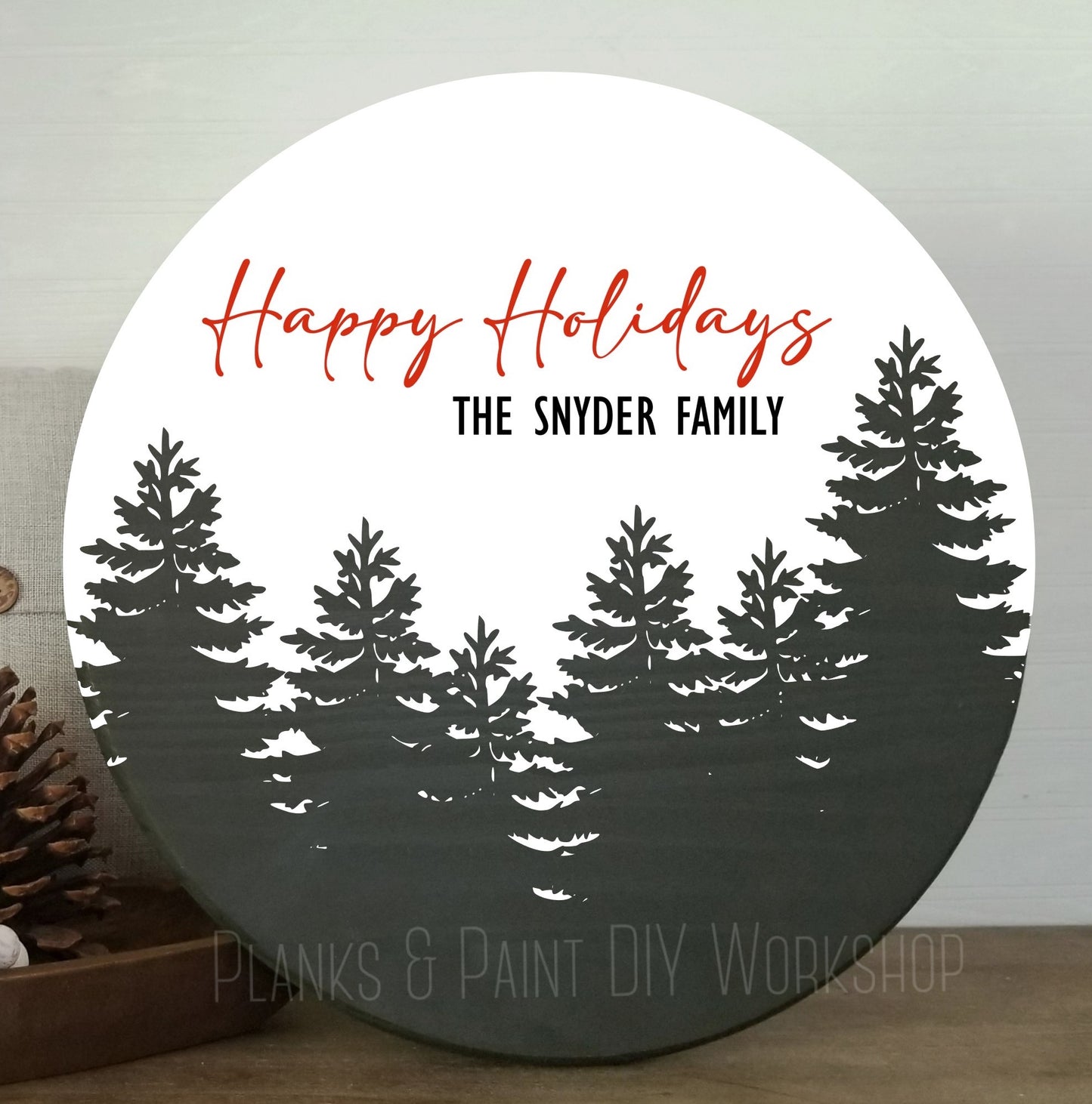 Happy Holidays Round