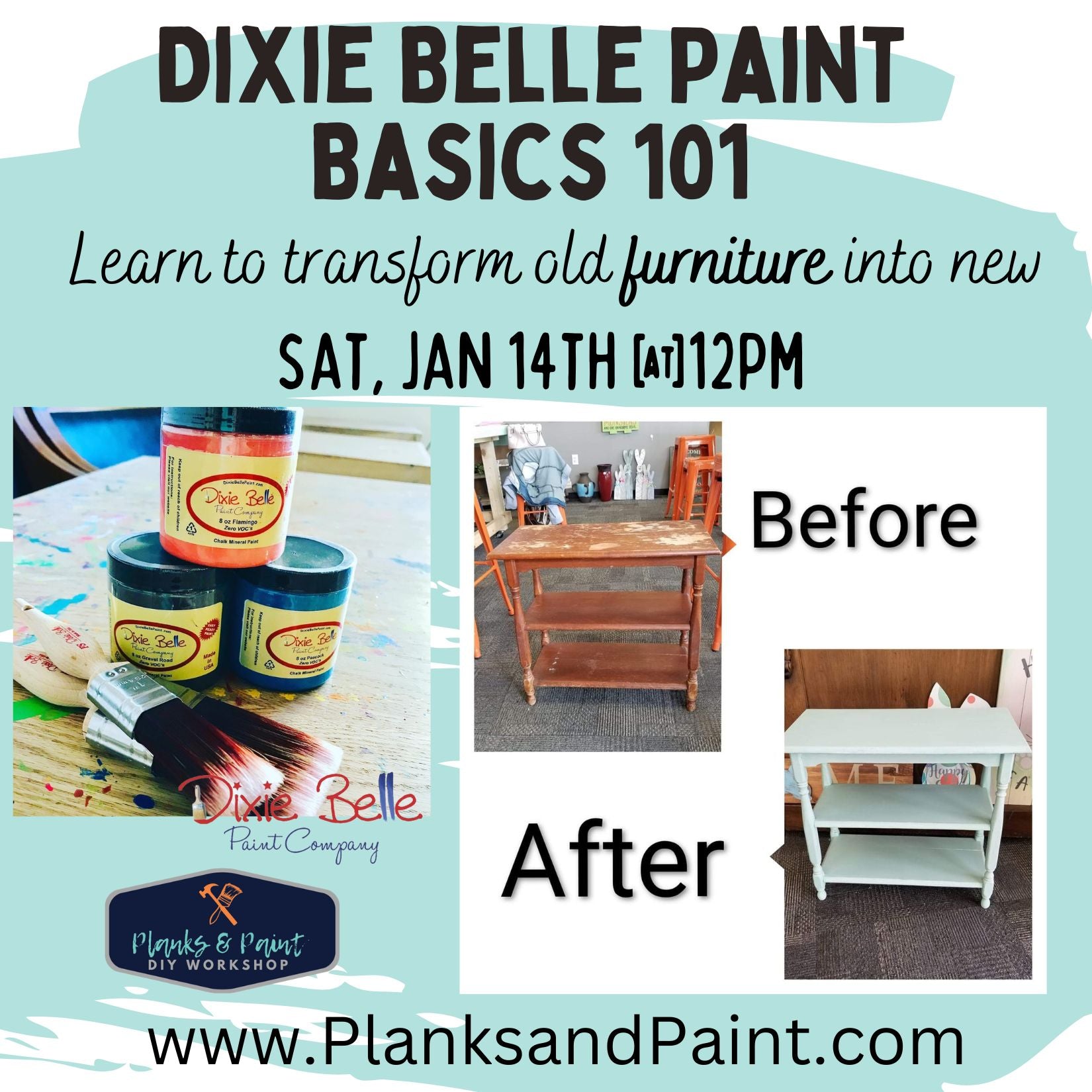 Apricot Chalk Mineral Paint - Dixie Belle Paint Company
