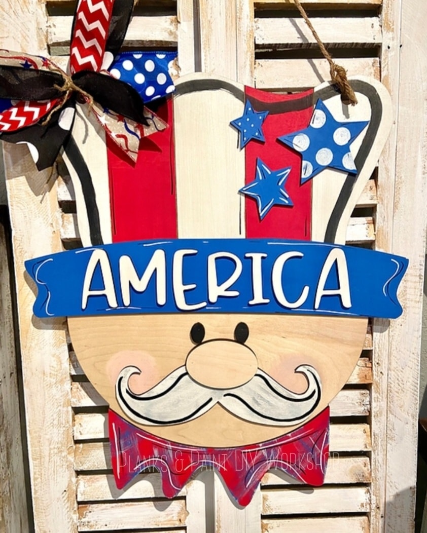 Uncle Sam 3D Door Hanger