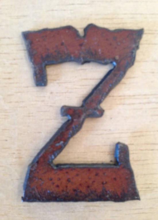 Western Letter Z