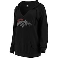 Women's Denver Broncos Cuce Black Huddle Up Pullover Hoodie