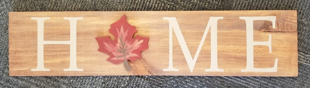 Interchangeable HOME Sign