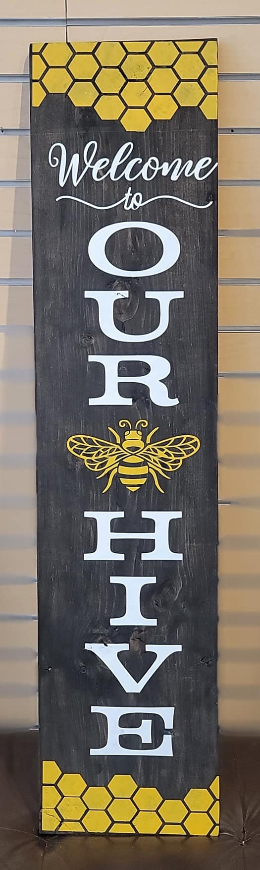 Our Hive Porch Leaner