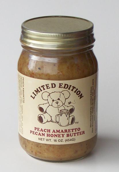 Peach Amaretto Pecan Honey Butter