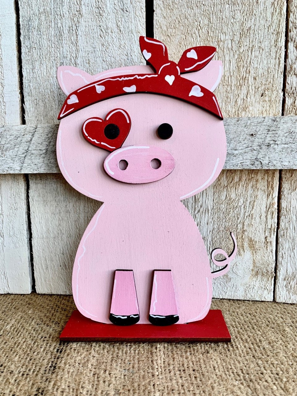 Valentine's Dog, Cat, Cow, Pig, Fox & Skunk Stand Up Take Home Kits