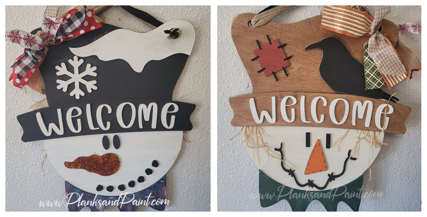 Scarecrow 3D Door Hanger