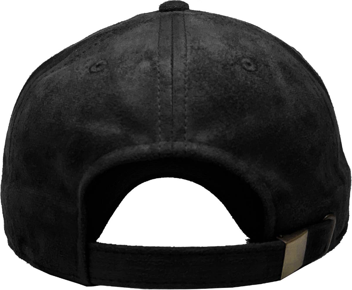 KBETHOS - SUEDE BASEBALL CAP: LBR