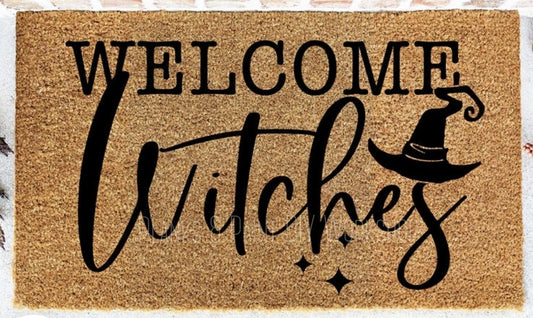 Welcome Witches Door Mat