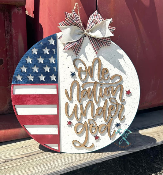 One Nation Door Hanger