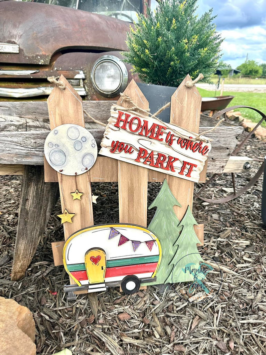 Home is Where You Park It Door Hanger