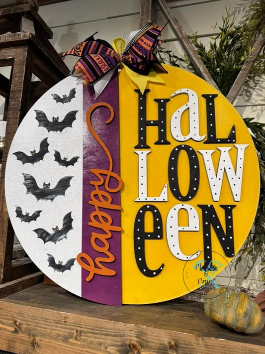 Happy Halloween 3D Laser Door Hanger