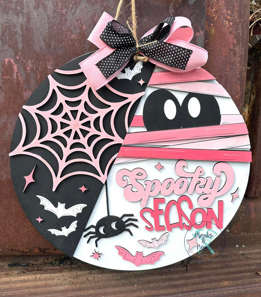 Spooky Season 3D Laser Door Hanger