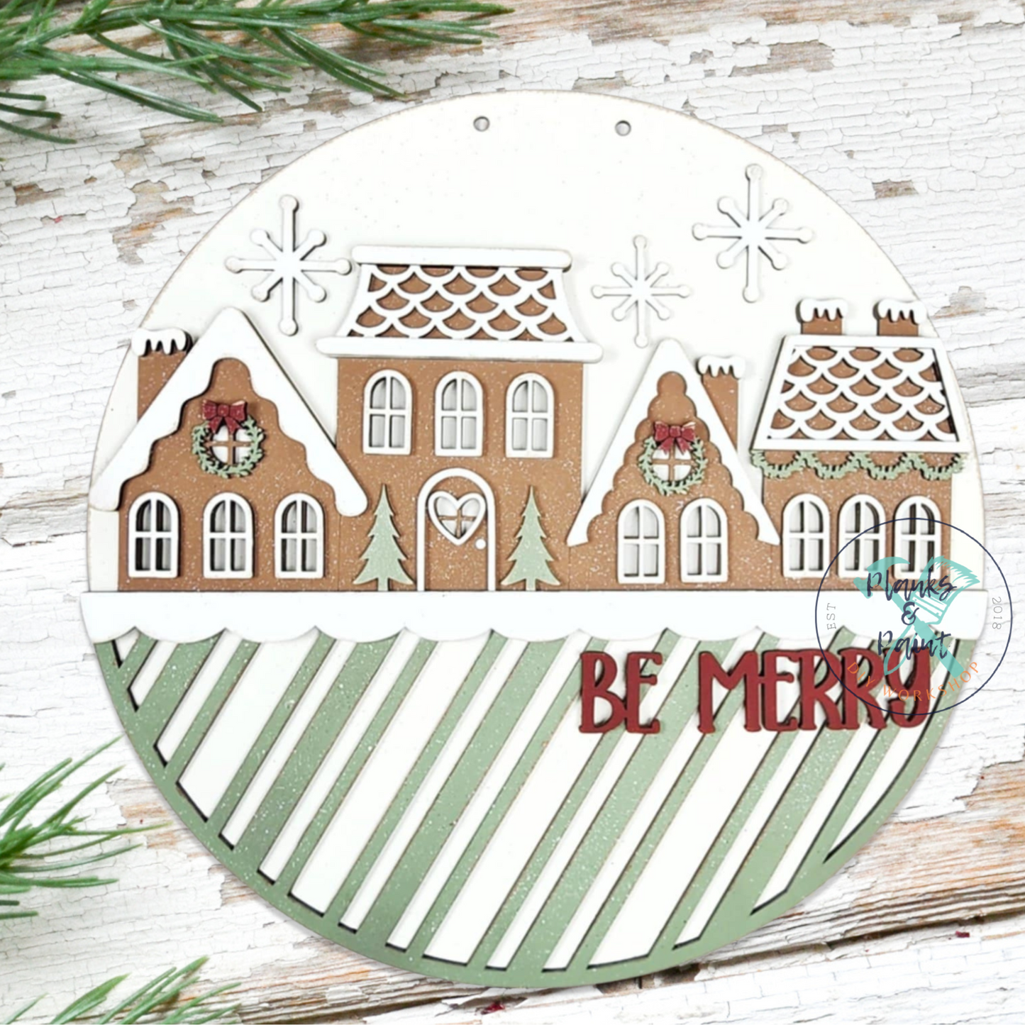 Be Merry Door Hanger