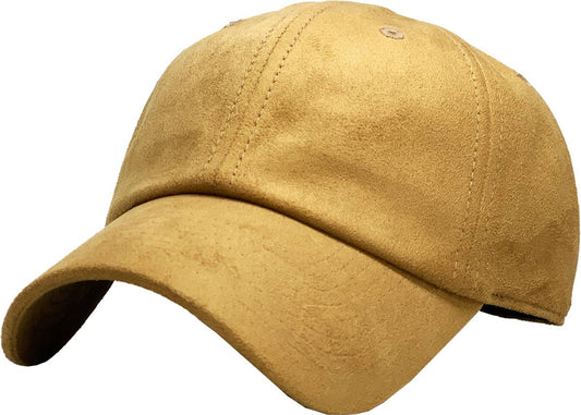 KBETHOS - SUEDE BASEBALL CAP: TIM