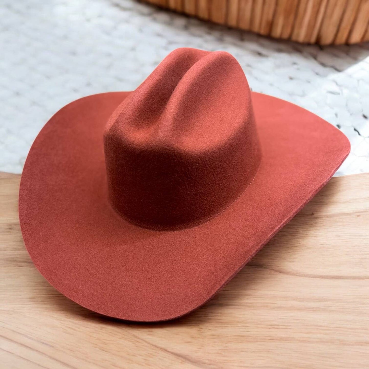 Premium Cattleman Cowboy Hat  made from 100% Australian wool: Camel