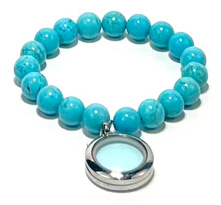 Pinch Me Therapy Dough - Charm Bracelet - Turquoise