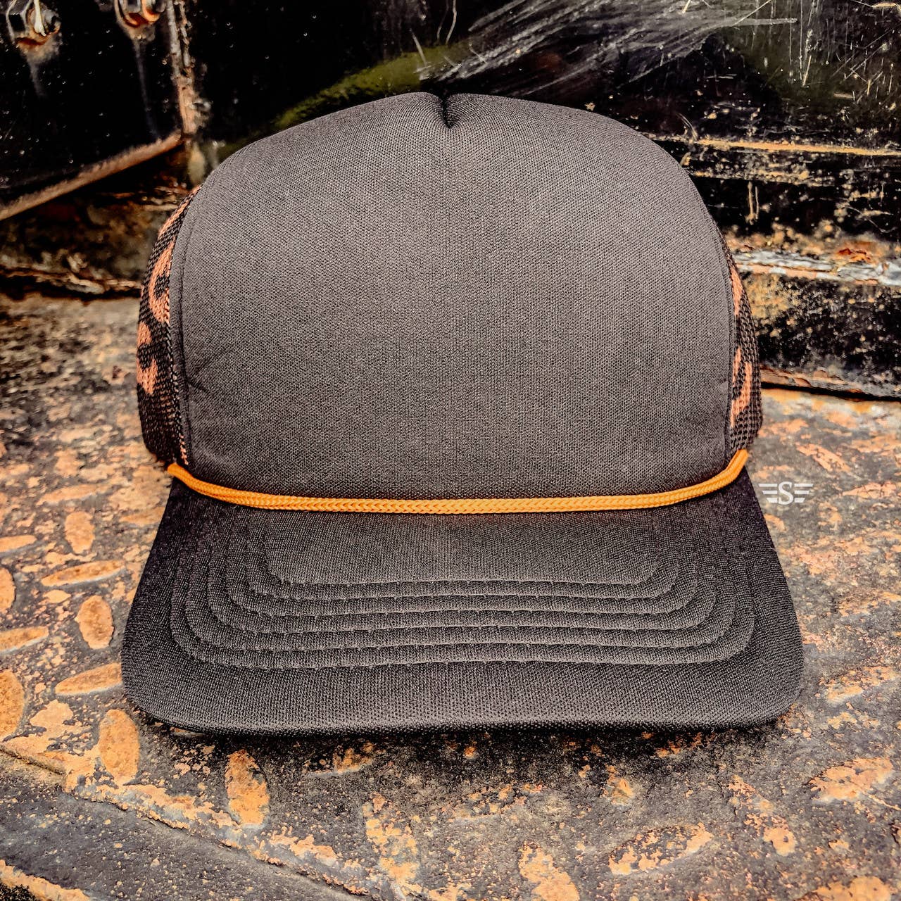 Leopard Mesh Back Cap