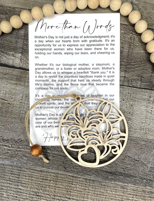 More than Words - Mother's Day Ornament