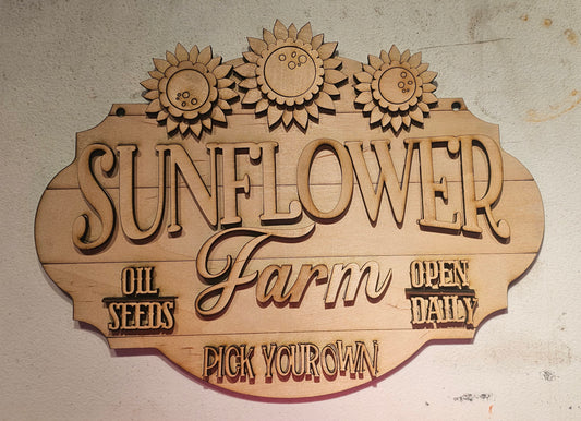 Sunflower Farm Door Hanger